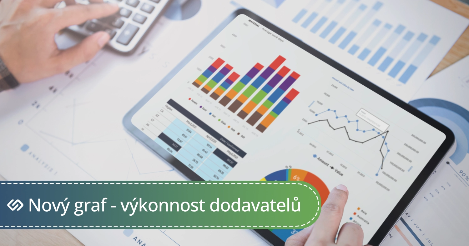 Nový graf ve statistikách - výkonnost dodavatelů