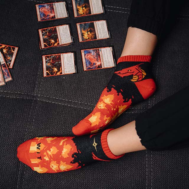 Geschenkset - Socken - Drachen