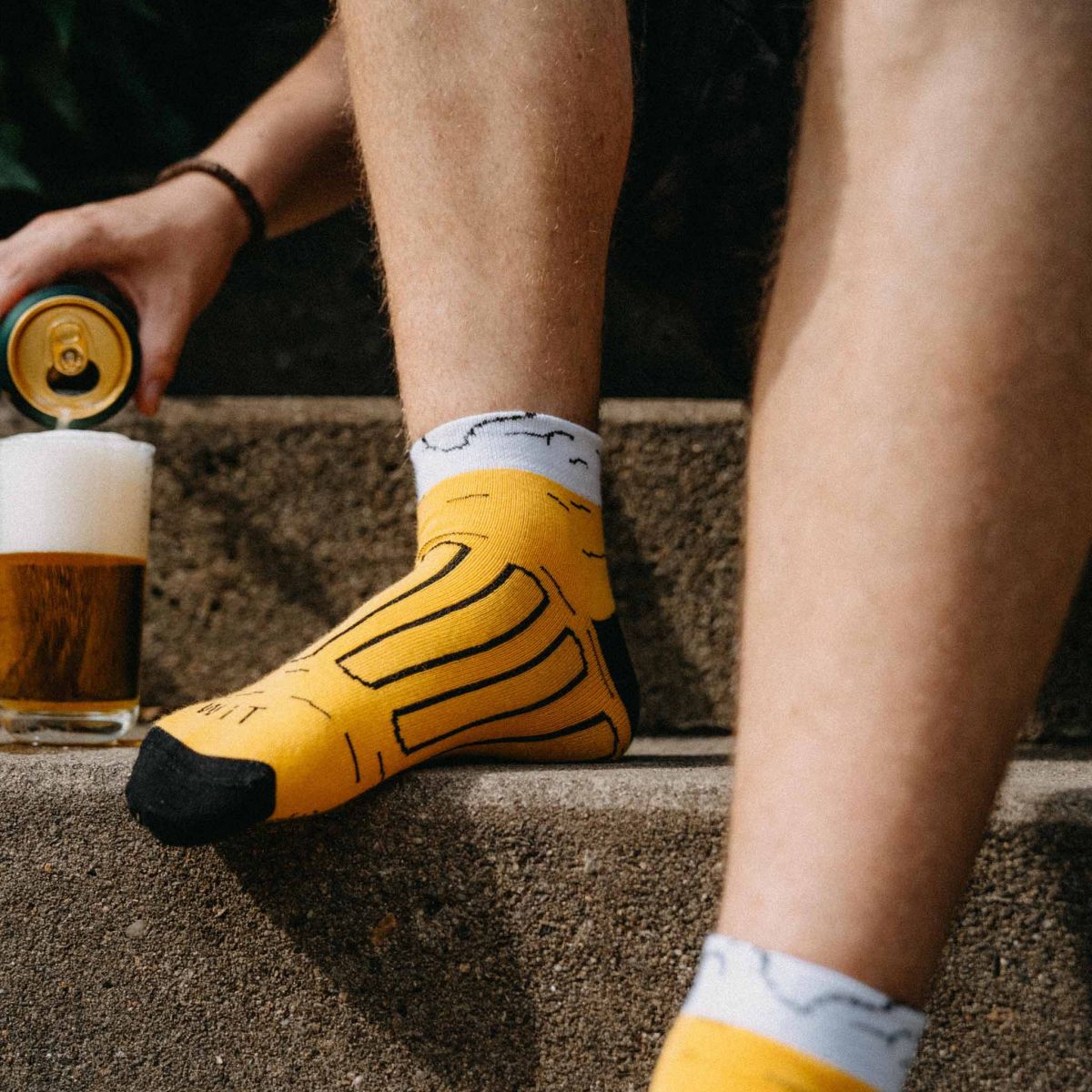 Geschenkset - Socken - Bier - niedrig