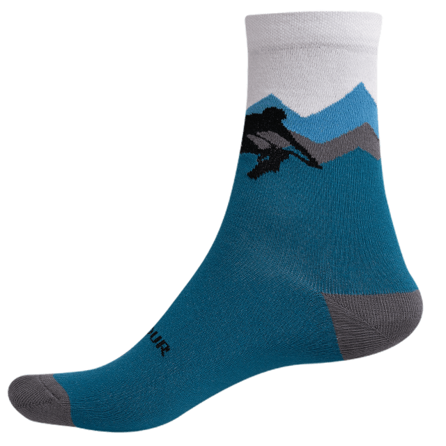 Socken - Fahrrad - Berge 2