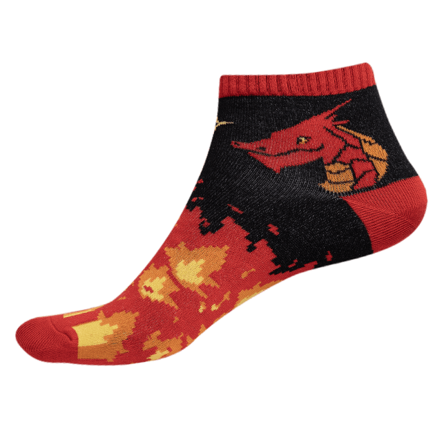 Socken - Drachen 11 - niedrig