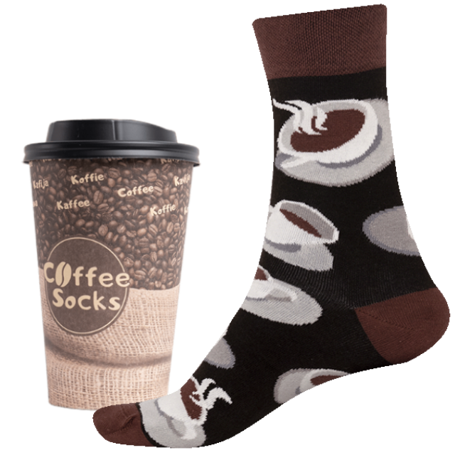 Socken - Kaffee set