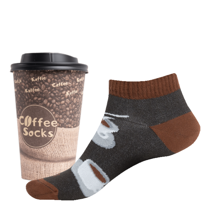 Socken - Kaffee set - niedrig