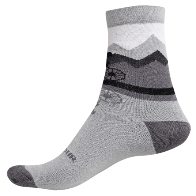 Socken - Fahrrad - Berge