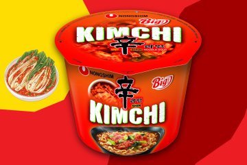 Kimchi Ramyun Instantní Nudlová Polévka, 112g NONGSHIM