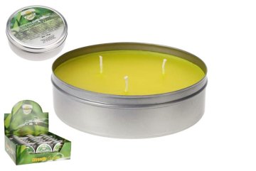 Citronella vonná svíčka proti komárům plech…