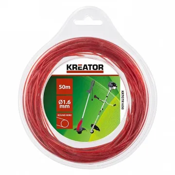 Žací struna Kreator KRTGTR1650 kulatá 1,6mm x 50m