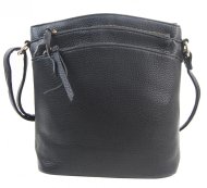 Tmavě šedá dámská crossbody kabelka se zlatými doplňky