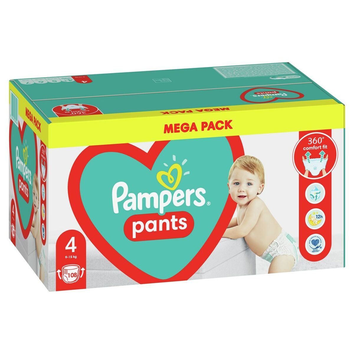 Bravissima Kitchen Jednorázové plienky Pampers Pants 4 (108 kusov)