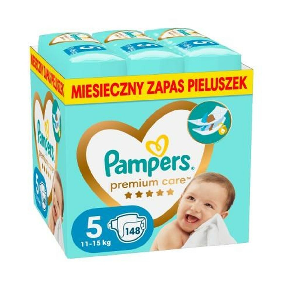 Bravissima Kitchen Jednorázové plienky Pampers 5 (148 kusov)