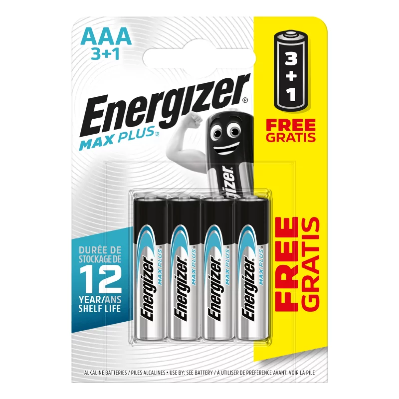 ENERGIZER MAX PLUS AAA 4ks 7638900423051