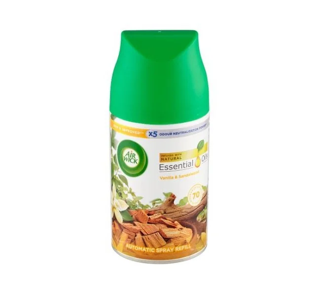 Náplň do osvěžovače vzduchu - Freshmatic - Vanilka a santalové dřevo - 250 ml - Air Wick