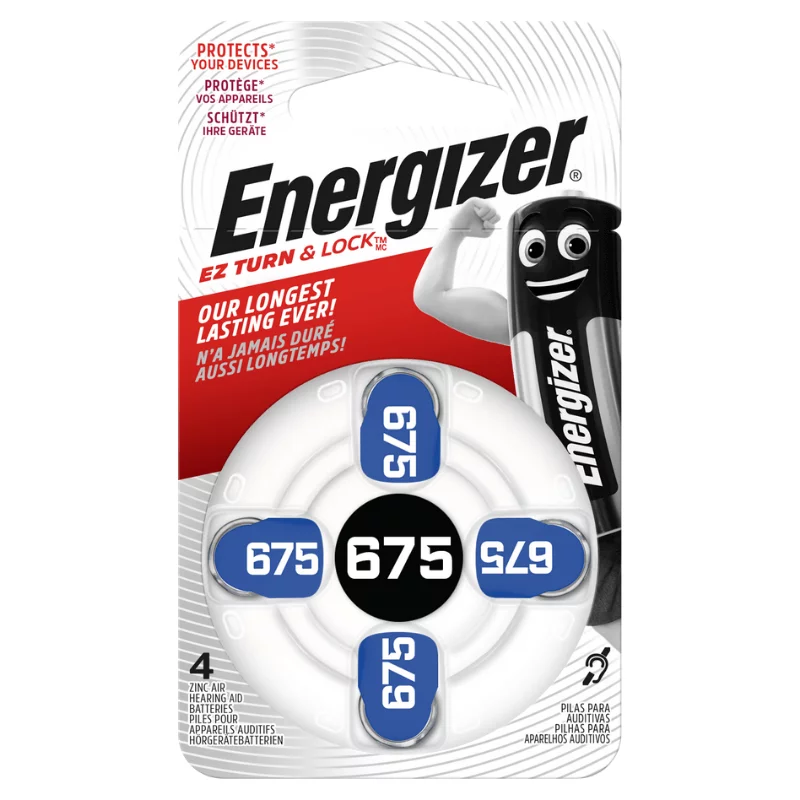 Baterie do naslouchadel - 675 DP-4 - Energizer