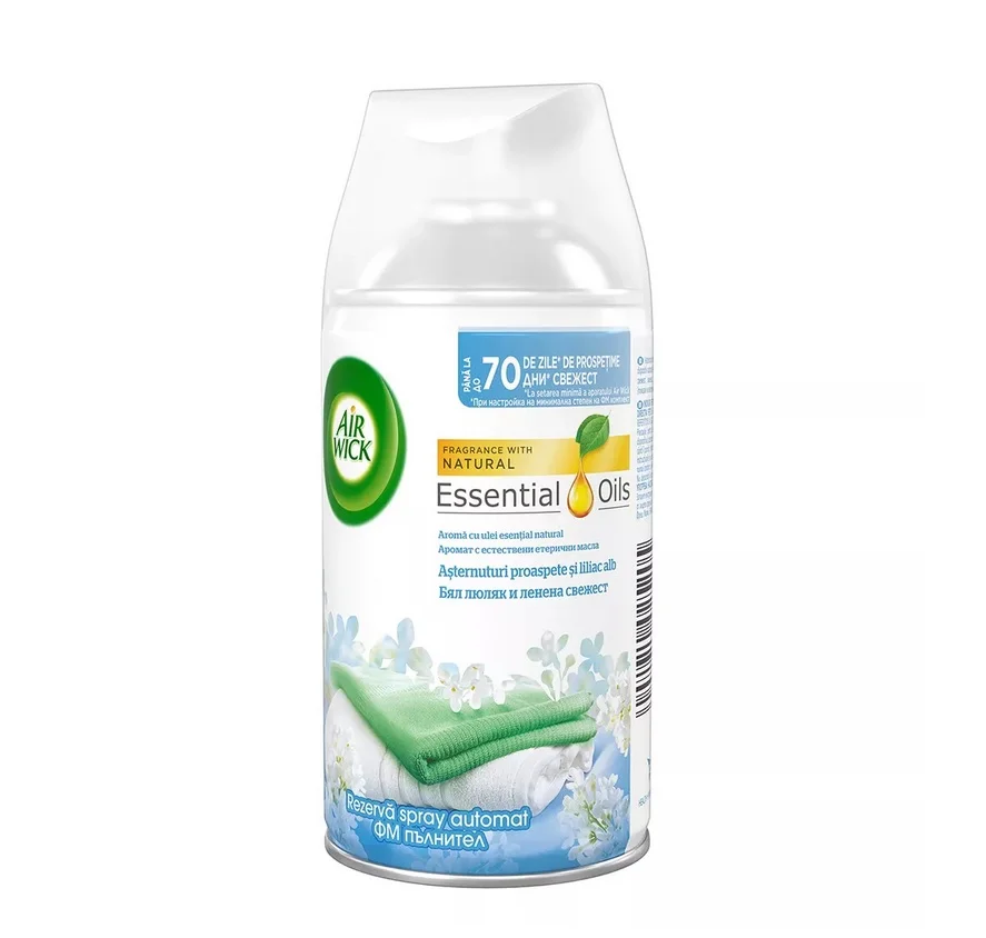 Náplň do osvěžovače vzduchu - Freshmatic - vyprané prádlo s esenciálním olejem - 250 ml - Air Wick