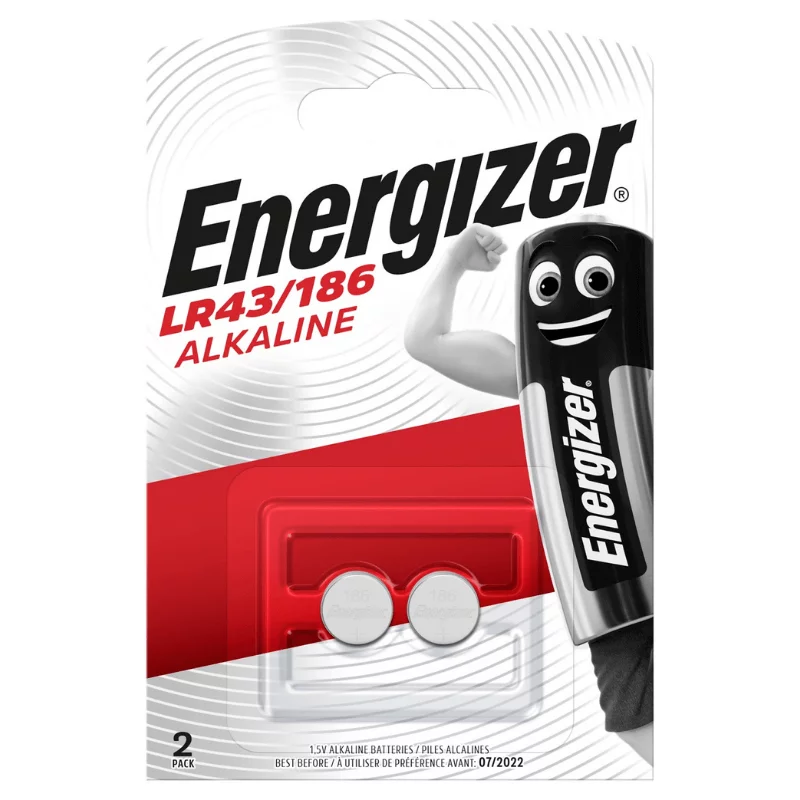 Alkalická baterie - 2x LR43/186 - Energizer