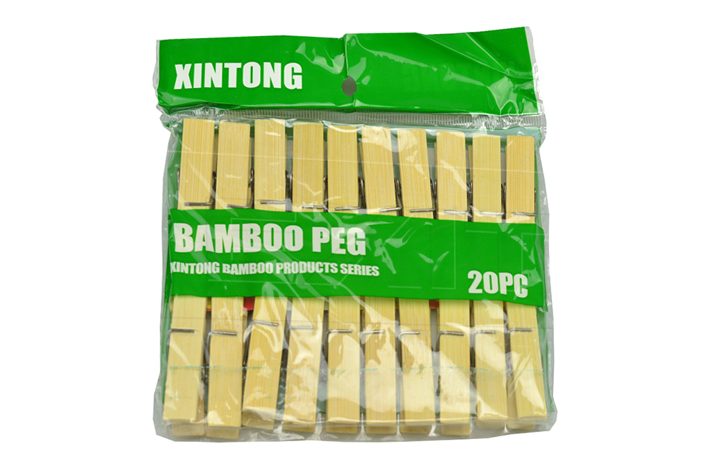 Fotografie Bambusové kolíčky na prádlo (20ks)