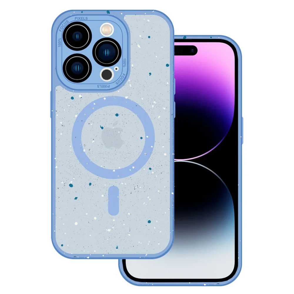 Tel Protect Magnetic Splash Frosted Case iPhone 15 Pro Max - Světle růžové