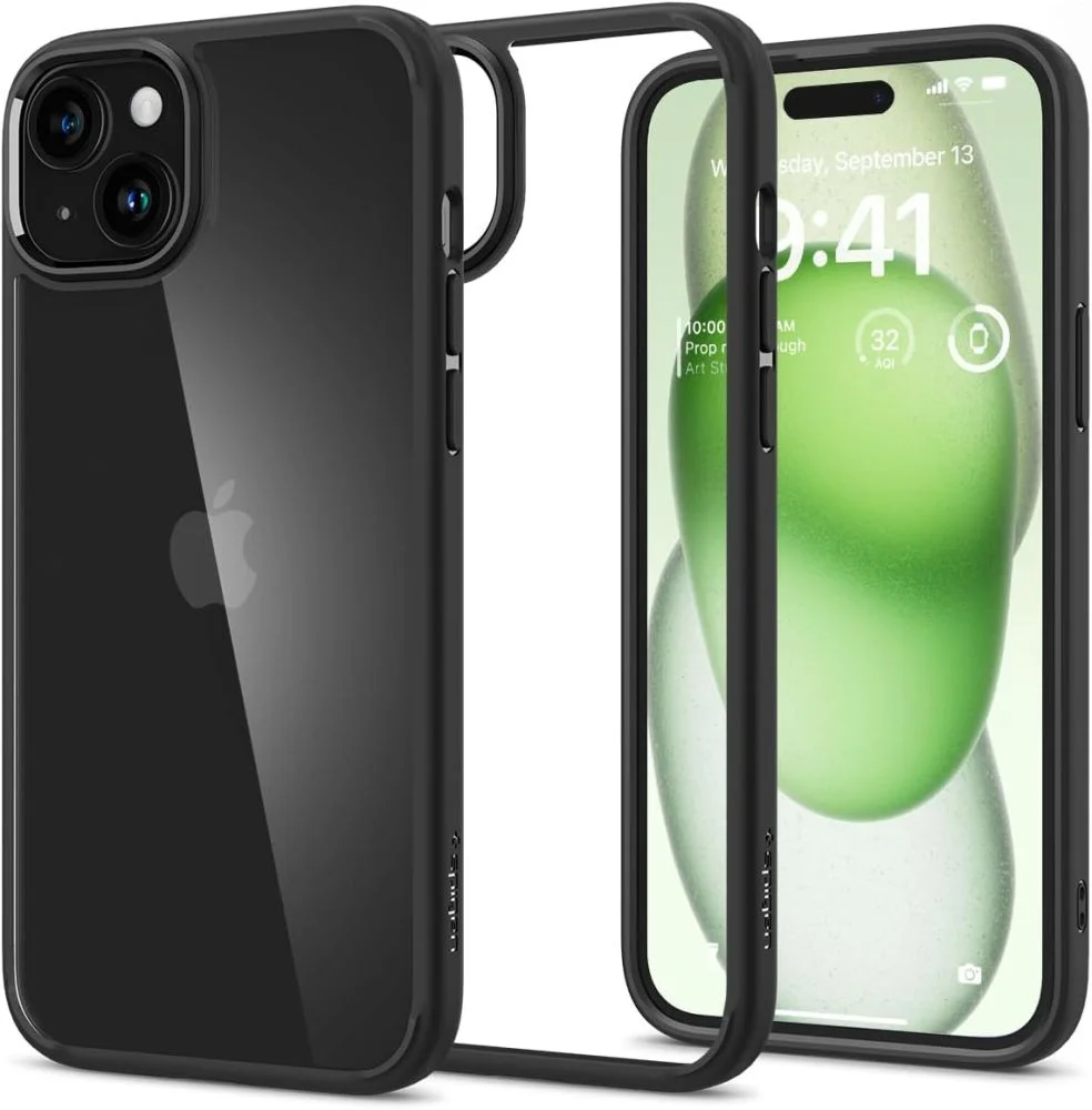 Pouzdro Spigen Ultra Hybrid iPhone 15 Plus - Matte Black