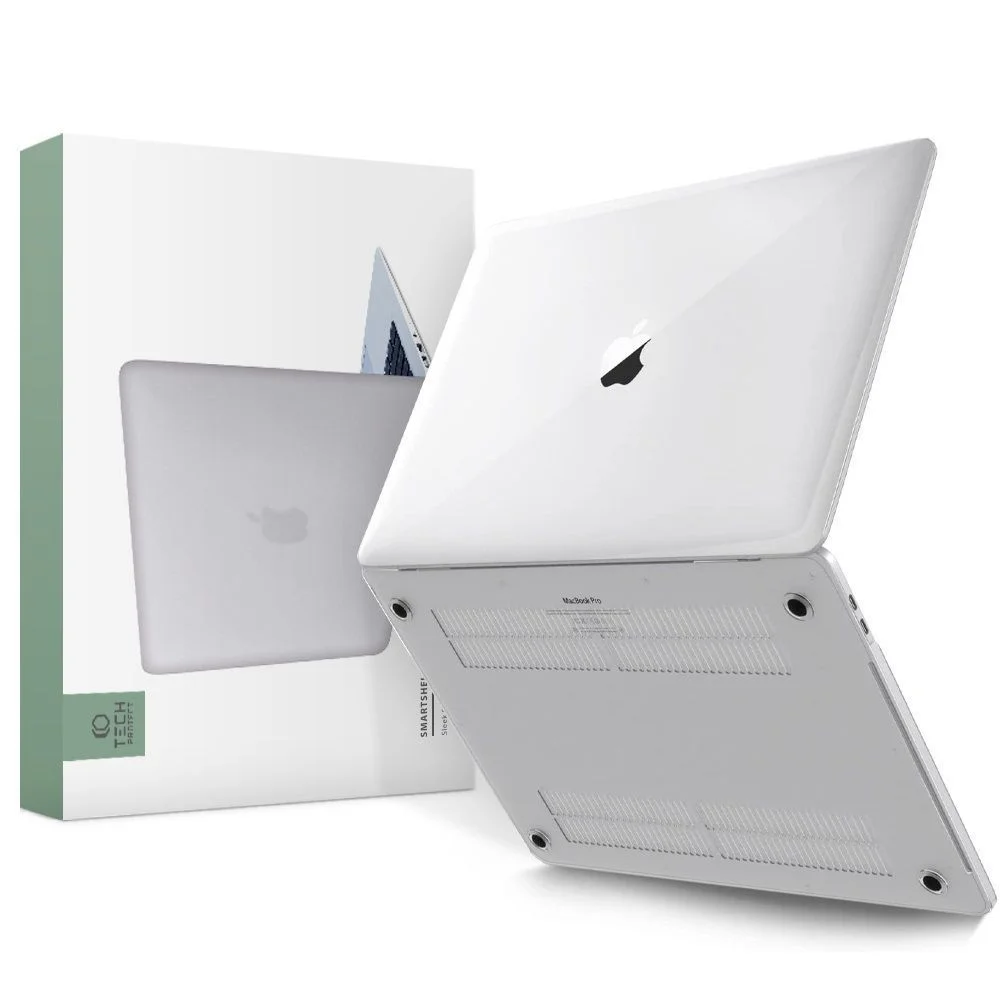 Pouzdro Tech-Protect Smartshell MacBook Pro 14 (2021, 2022, 2023) - Krystalově čirá