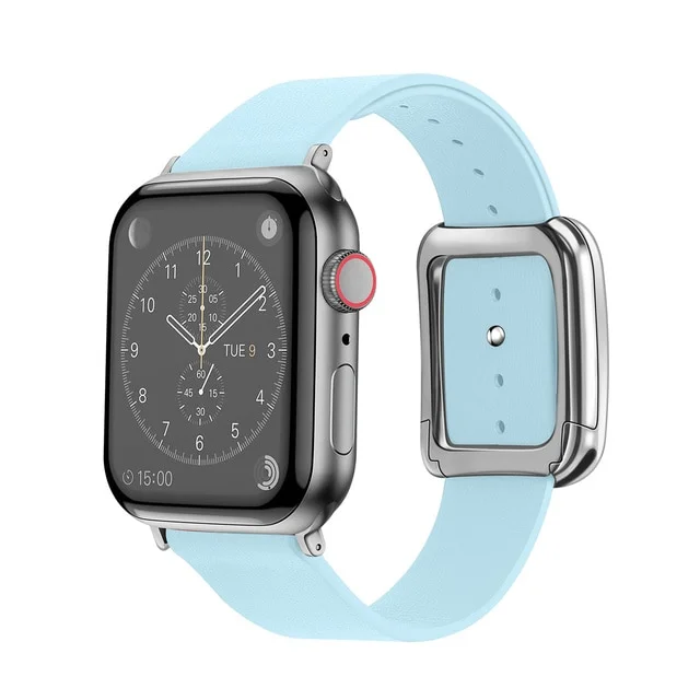 Řemínek iMore Modern Buckle Apple Watch Series 9/8/7 (41mm) - Nebesky modrý