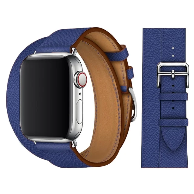 Řemínek iMore Double Tour Apple Watch Series 9/8/7 (41mm) - Královsky modrý