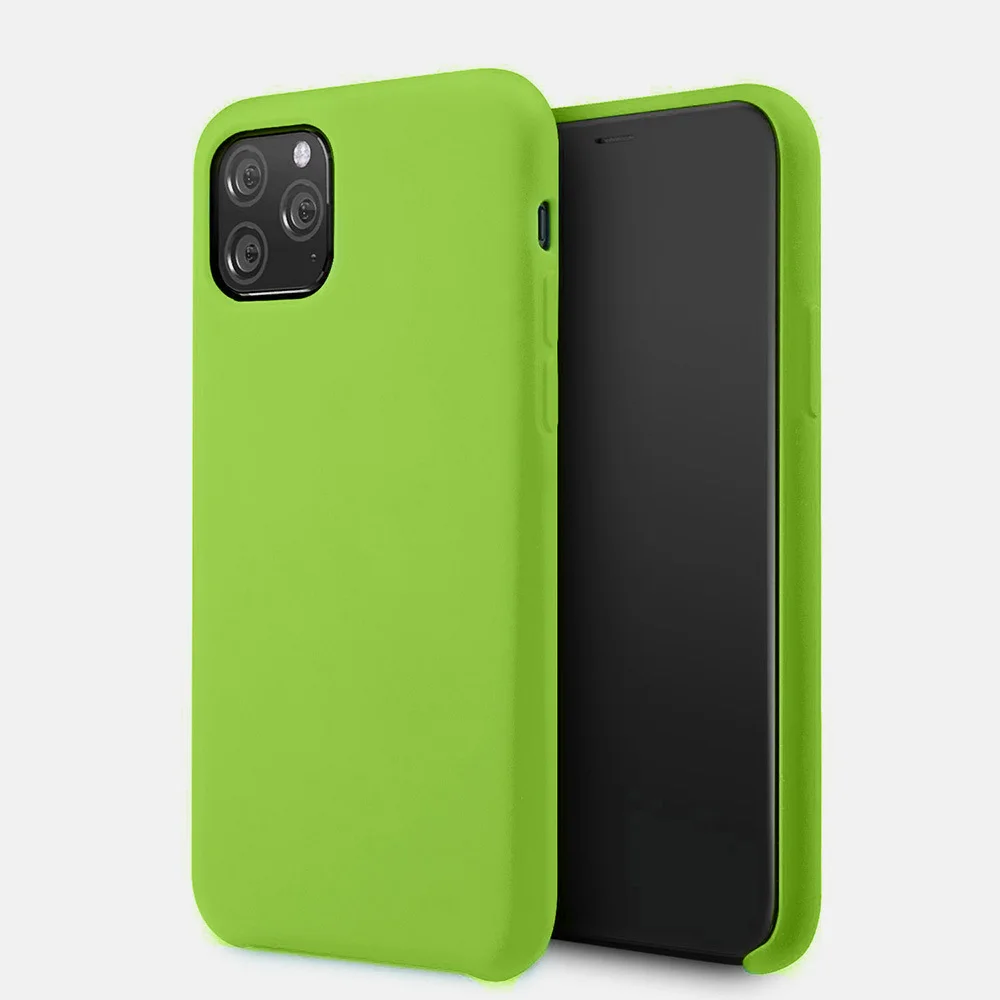 Pouzdro Vennus case Silicone Lite iPhone 12 Pro Max - Světle zelené