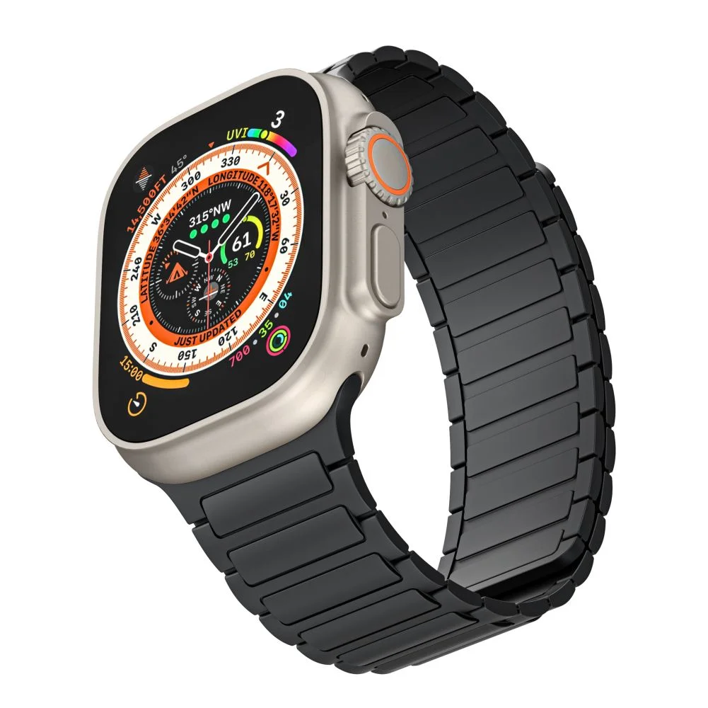 Řemínek Tech-Protect ICONBAND Magnetic pro Apple Watch 4/5/6/7/8/9/SE a Ultra 1/2 44/45/49mm - Černý