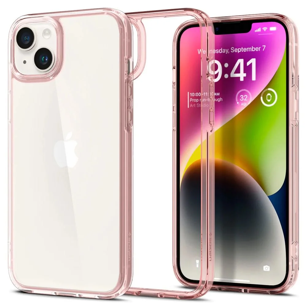 Pouzdro Spigen Ultra Hybrid iPhone 14 - Rose Crystal