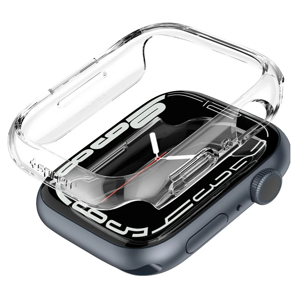 Spigen Thin Fit Apple Watch 9/8/7 41mm - Crystal Clear