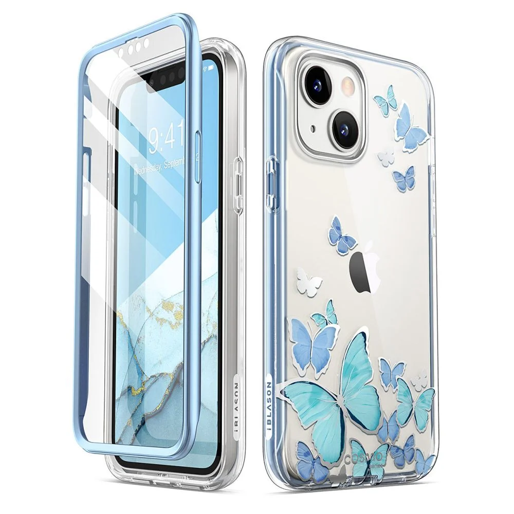 Pouzdro SUPCASE COSMO IPHONE 14 PLUS BLUE FLY