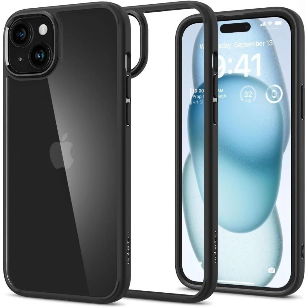 Pouzdro Spigen Ultra Hybrid iPhone 15 - Matte Black