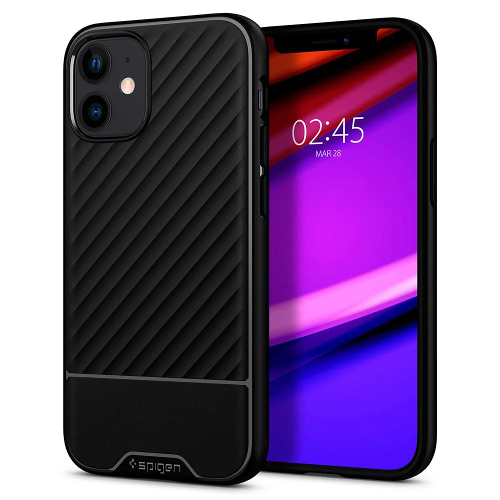 Pouzdro Spigen Core Armor odolné iPhone 12 mini - Černé