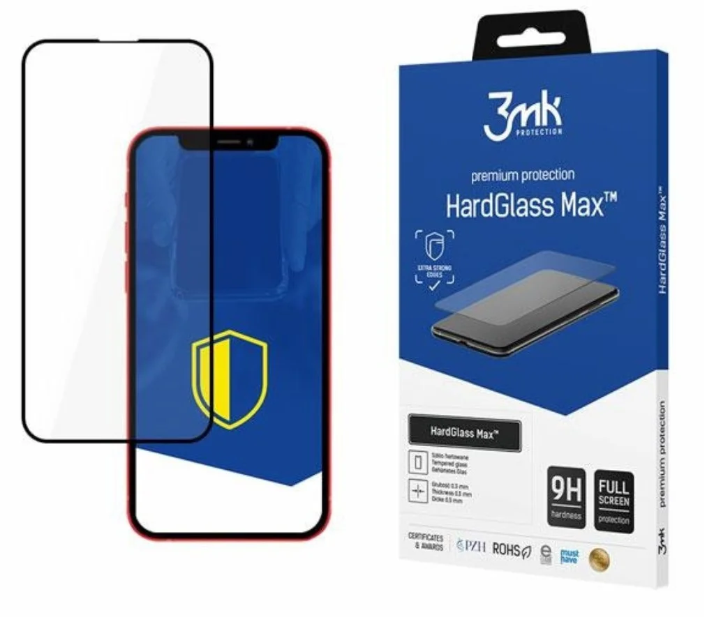 3MK HardGlass Max iPhone 14 Plus / 13 Pro Max black, FullScreen Glass 5903108408486