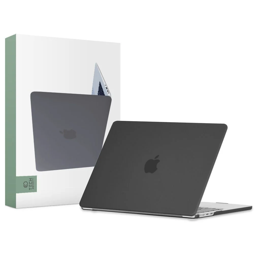 Pouzdro Tech-Protect Smartshell MacBook Air 13" (M2 2022 / M3 2024) - Matné černé