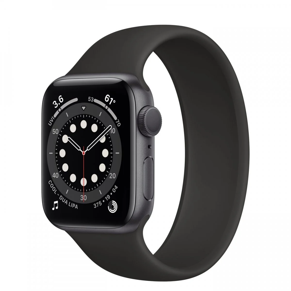 Řemínek iMore Solo Loop Apple Watch Series 1/2/3 42mm - Černá (M)
