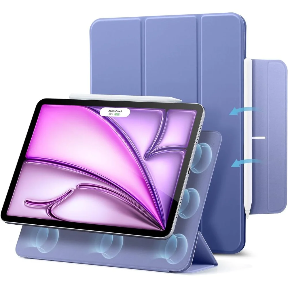 Pouzdro ESR Rebound Magnetic Apple iPad Air 13" (2024) / iPad Pro 12,9" (2022-2020) - levandulové