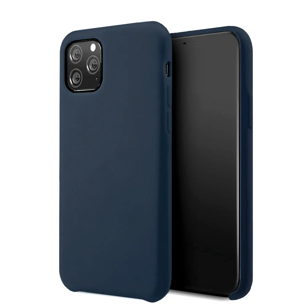 Pouzdro Vennus case Silicone Lite iPhone 12 - Tmavě modré