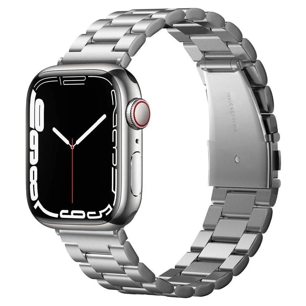 Řemínek Spigen Modern Fit Metal Band Apple Watch Ultra 1/2 (49mm) - Stříbrný