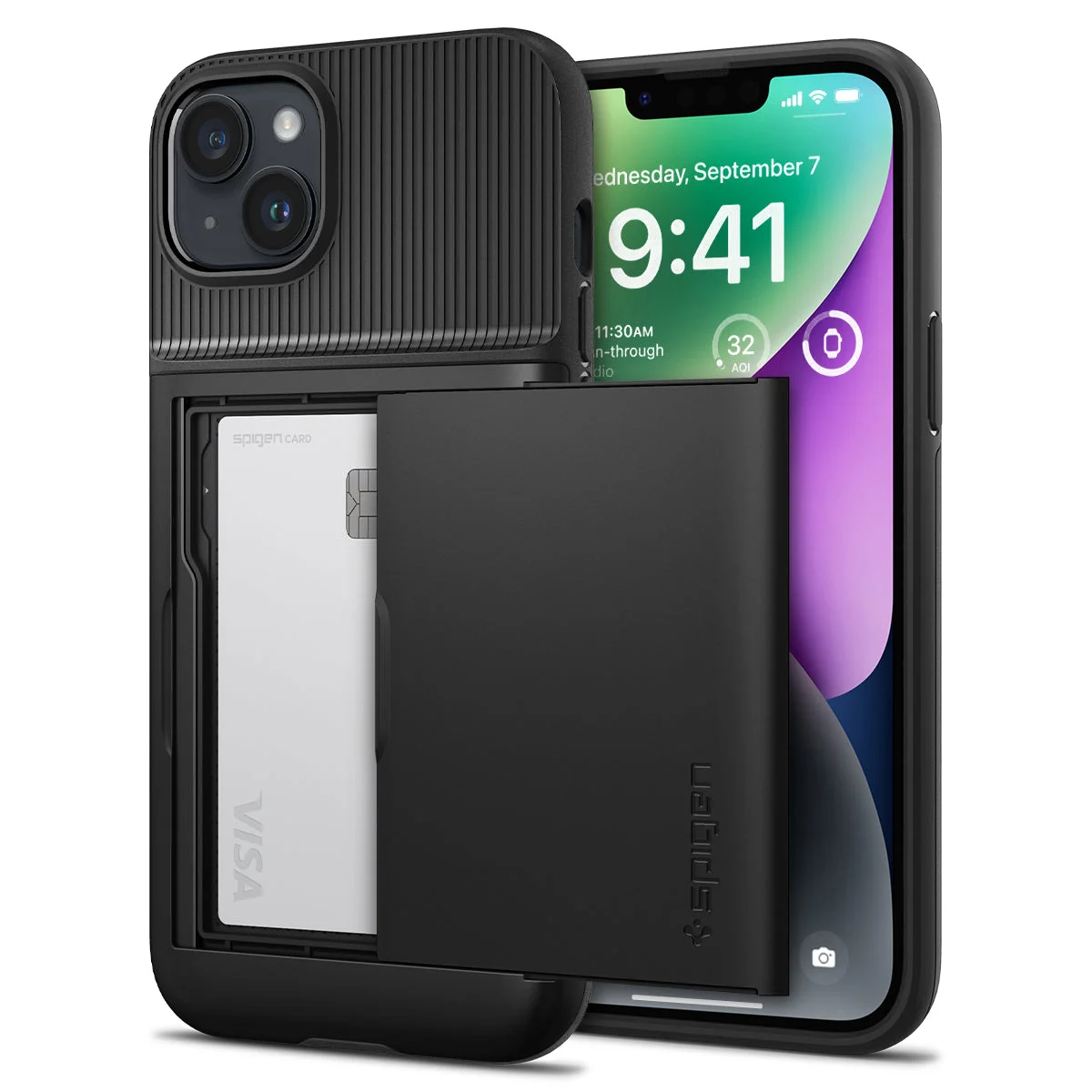 Pouzdro Spigen Slim Armor CS iPhone 14 Plus - Černé