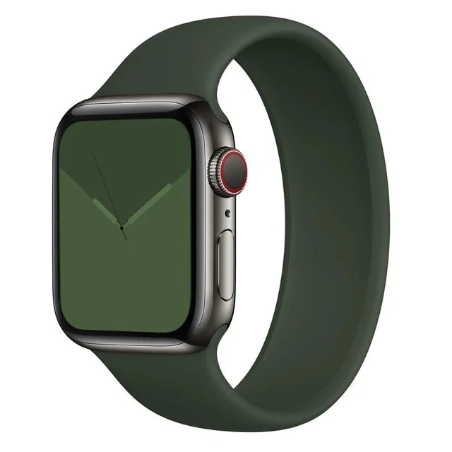 Řemínek iMore Solo Loop Apple Watch Series 1/2/3 42mm - Kypersky zelená (XS)