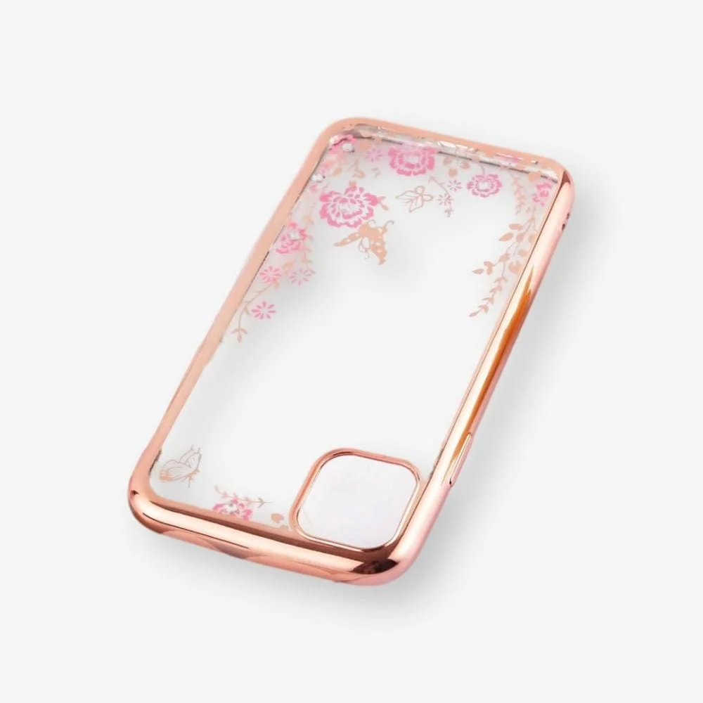 Pouzdro Forcell Diamond Case iPhone 11 Pro - Růžově zlatá