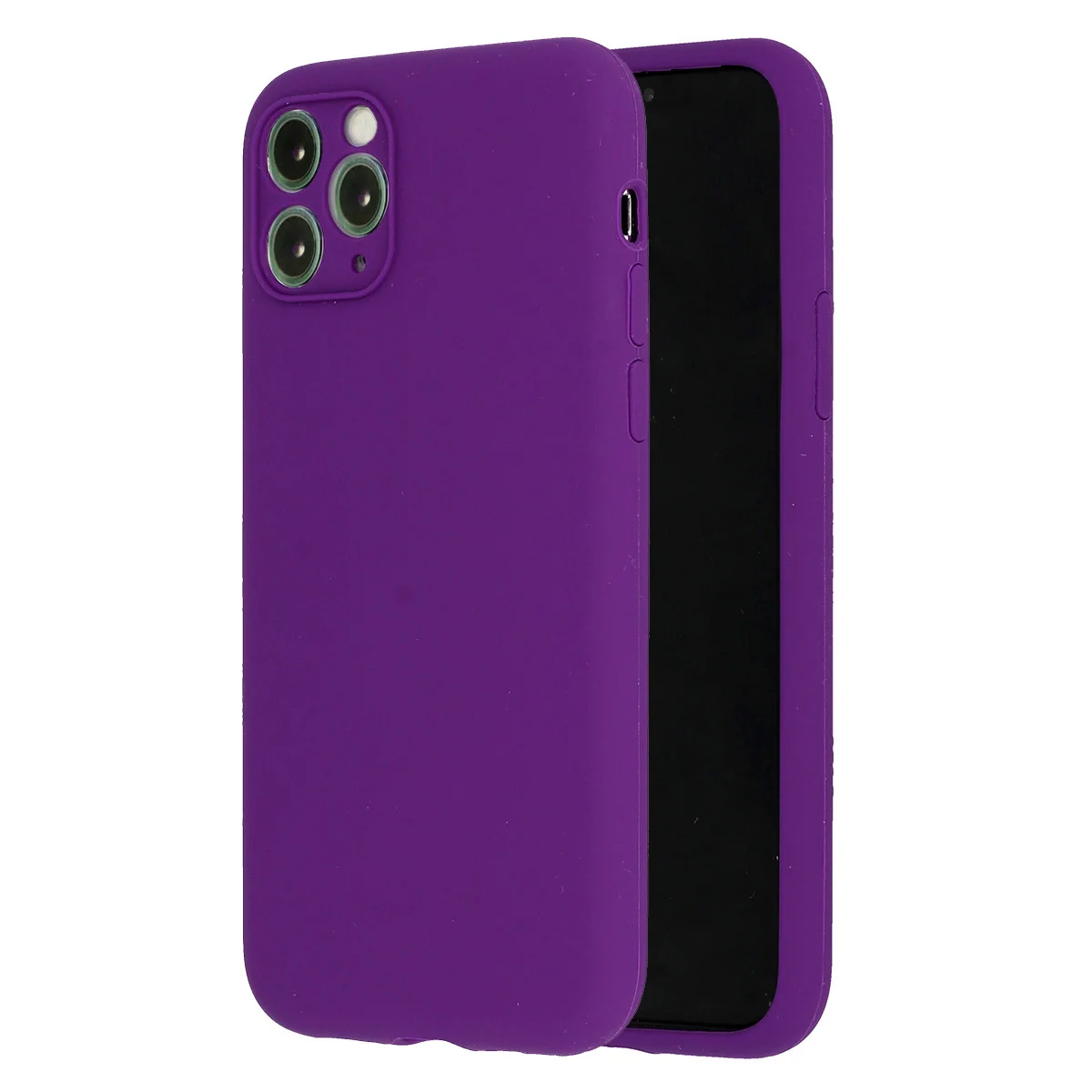 Pouzdro Vennus Silicone Lite iPhone 13 - Fialové