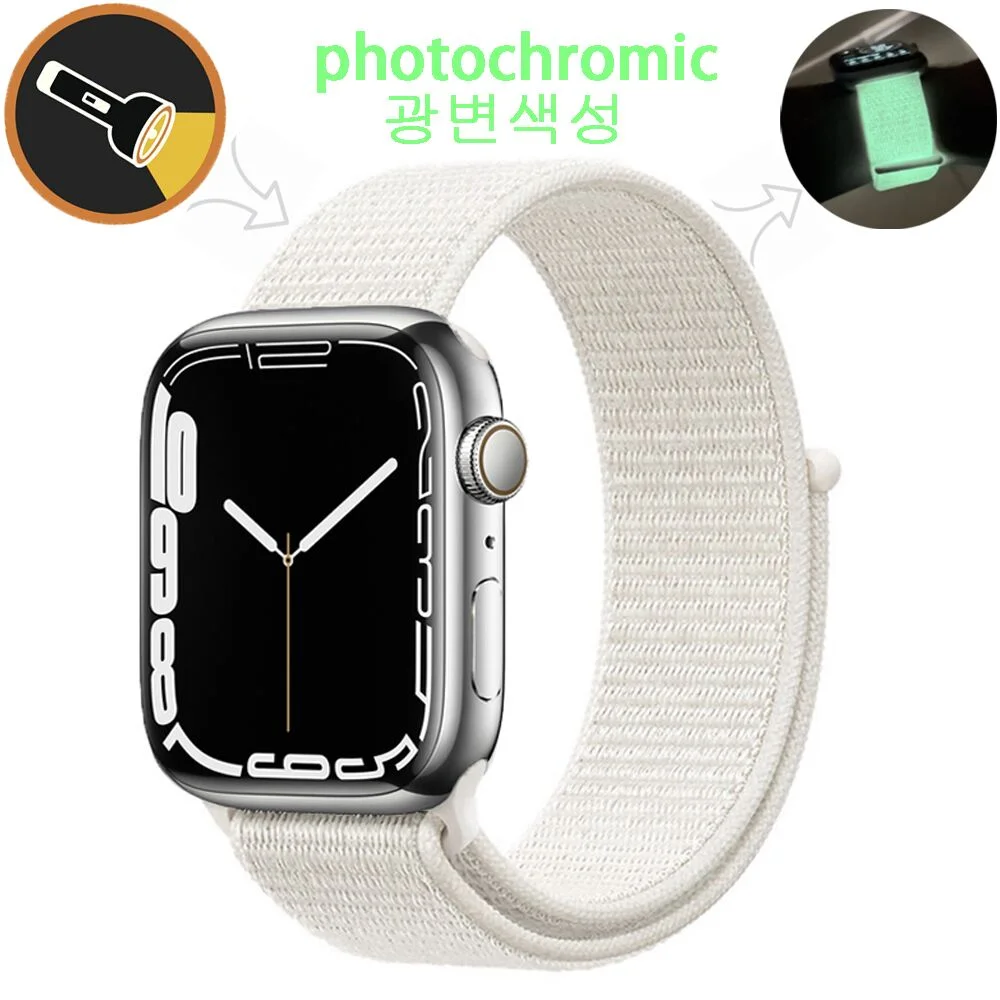 Řemínek iMore NYLON Apple Watch Series 4/5/6/SE 40mm - Svítící