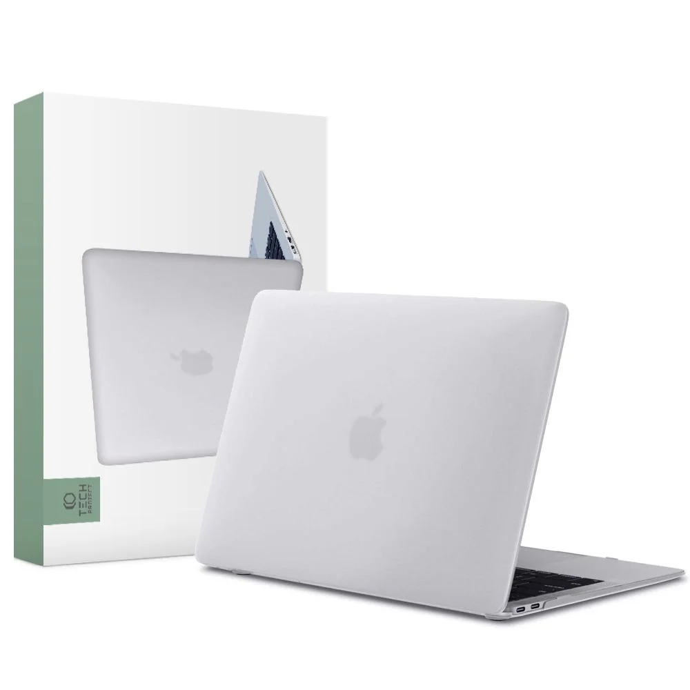 Pouzdro Tech-Protect Smartshell MacBook Air 13" (2018, 2019, 2020) - Matné průhledné