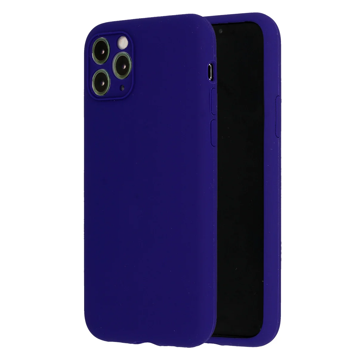 Pouzdro Vennus case Silicone Lite iPhone 12 Pro Max - Tmavě fialové