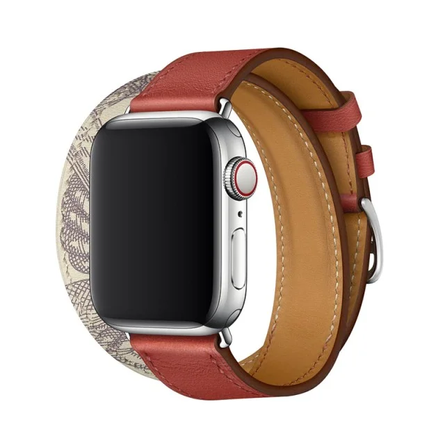 Řemínek iMore Double Tour Apple Watch Series 3/2/1 (38mm) - Cihla/Beton