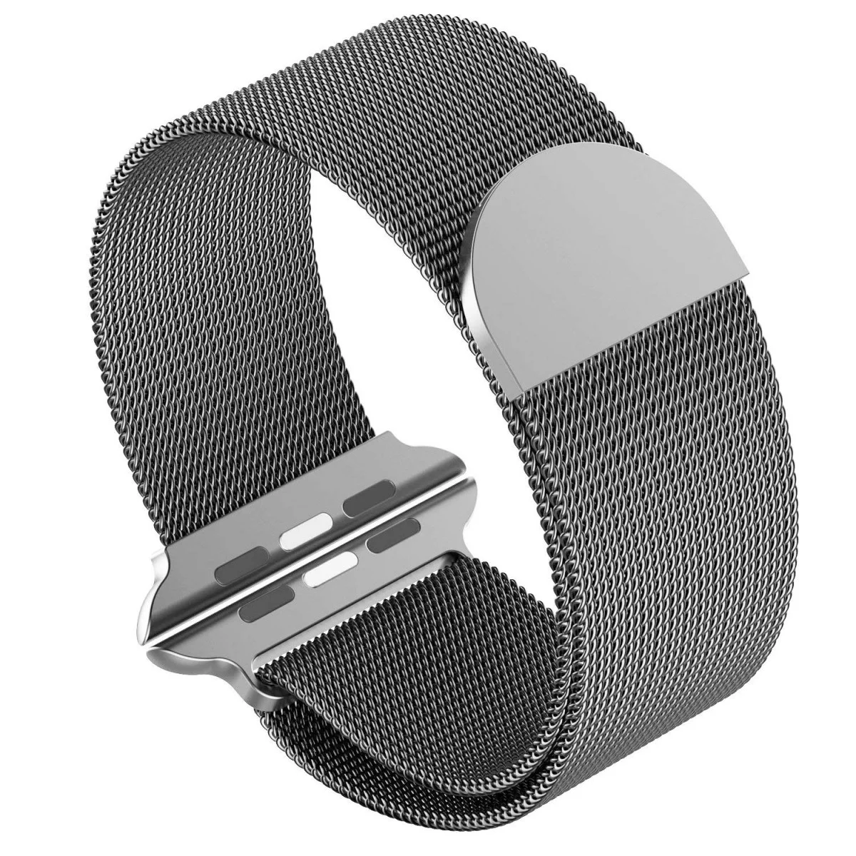 Řemínek iMore MILANESE LOOP Apple Watch Series 4/5/6/SE (40mm) - Vesmírně šedý