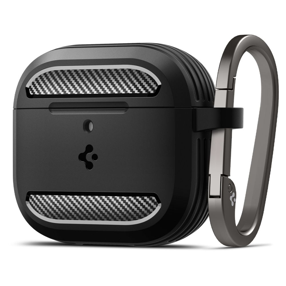 Pouzdro Spigen Rugged Armor Apple AirPods 4 Matte Black