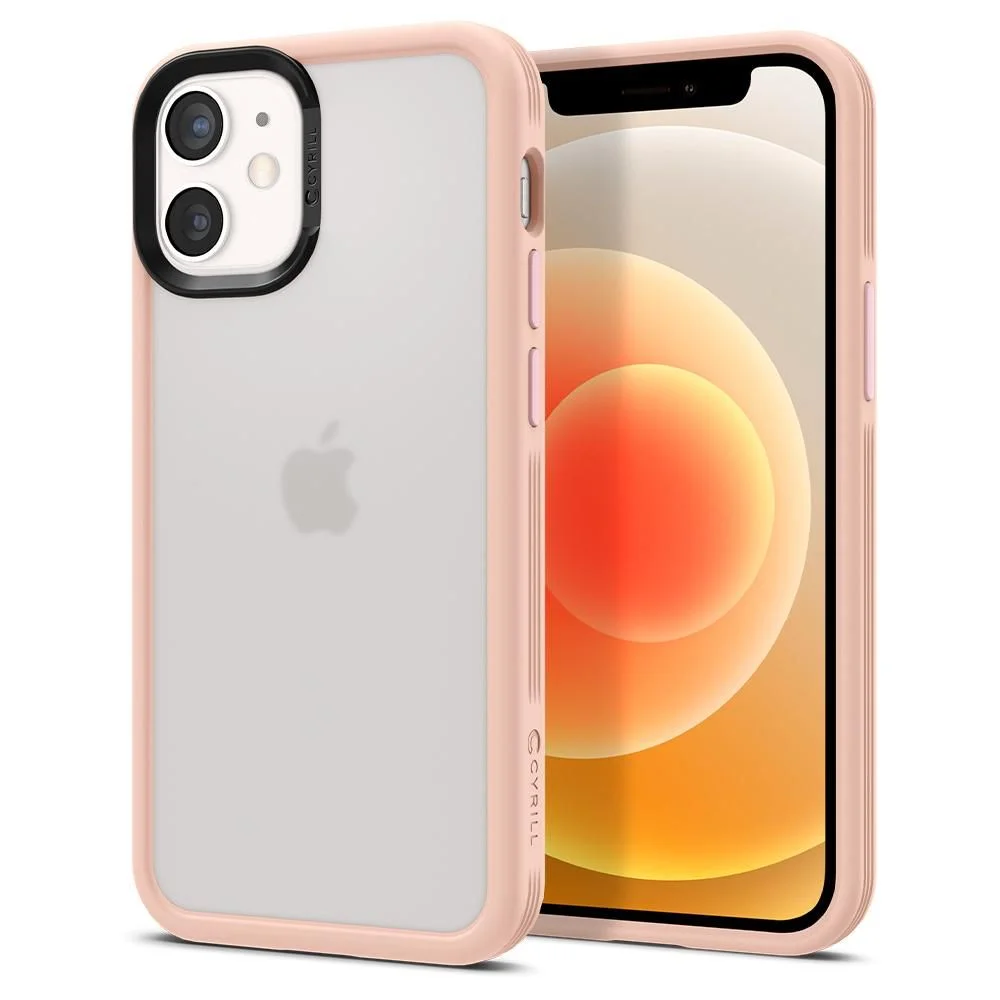 Pouzdro Spigen Cyrill Color Brick iPhone 12 Mini - Růžové