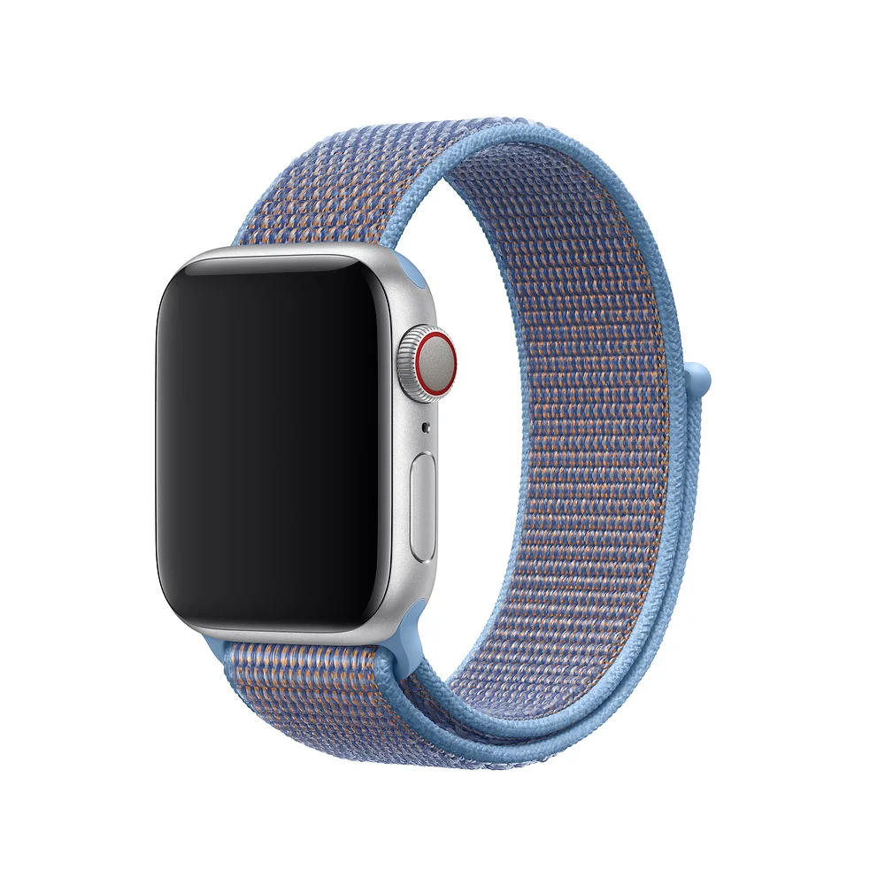 Řemínek iMore NYLON Apple Watch Series 4/5/6/SE 40mm - Popelavě modrý
